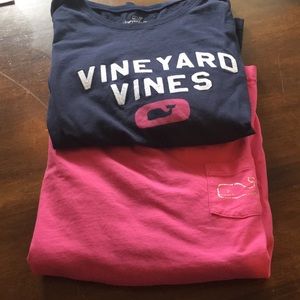 Two vinyard vines long sleeves women’s medium.